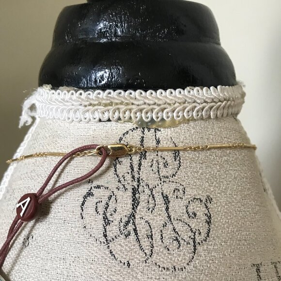 NWT Alemais Encanto Fine Chill Necklace Womens Gold Rose Quartz Turtle Charm NEW - Picture 11 of 14